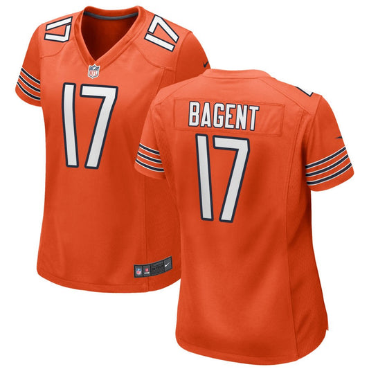 Tyson Bagent Chicago Bears Nike Women's Alternate Game Jersey - Orange