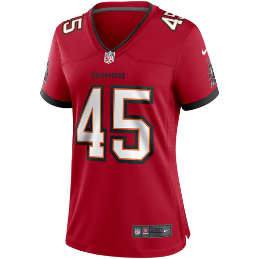 Women's Devin White Nike Buccaneers Throwback Game Jersey - Red