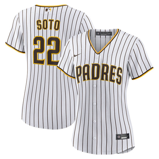 Women's San Diego Padres Juan Soto Home Player Jersey - White/Brown