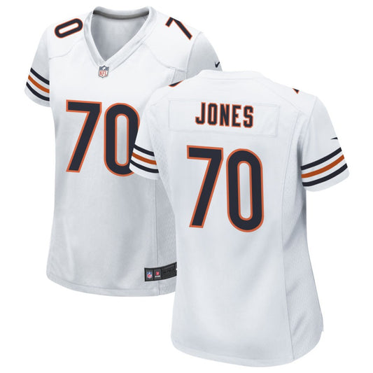 Braxton Jones Chicago Bears Nike Women's Game Jersey - White