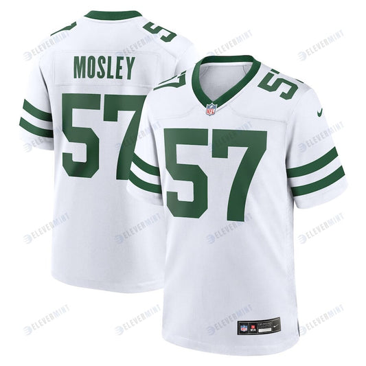 C.J. Mosley 57 New York Jets Men Legacy Game Jersey - White