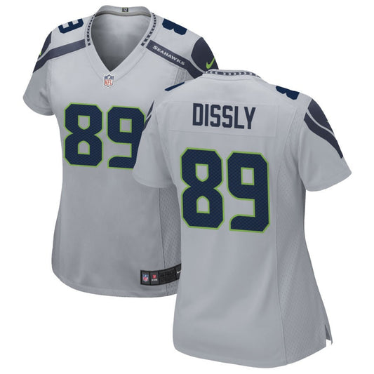 Will Dissly Seattle Seahawks Nike Women's Alternate Game Jersey - Gray