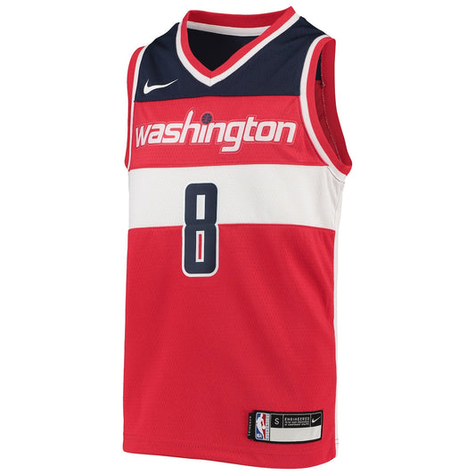 Boys' Grade School Rui Hachimura Nike Wizards Team Swingman Jersey - Red