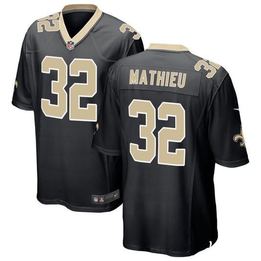 Tyrann Mathieu New Orleans Saints Nike Game Jersey - Black