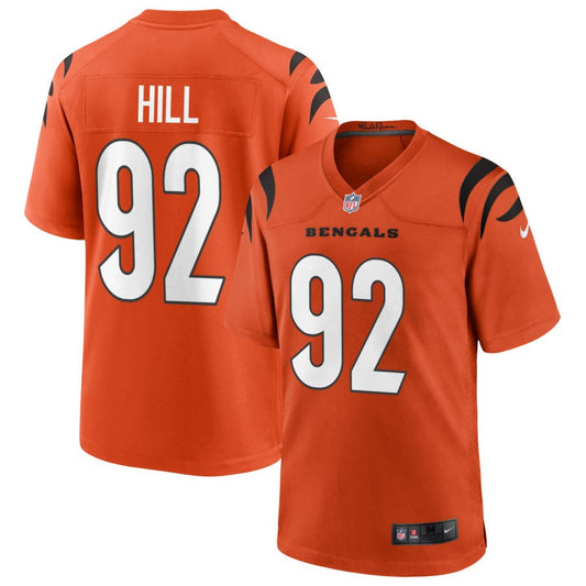 B.J. Hill Cincinnati Bengals Nike Youth Alternate Game Jersey - Orange