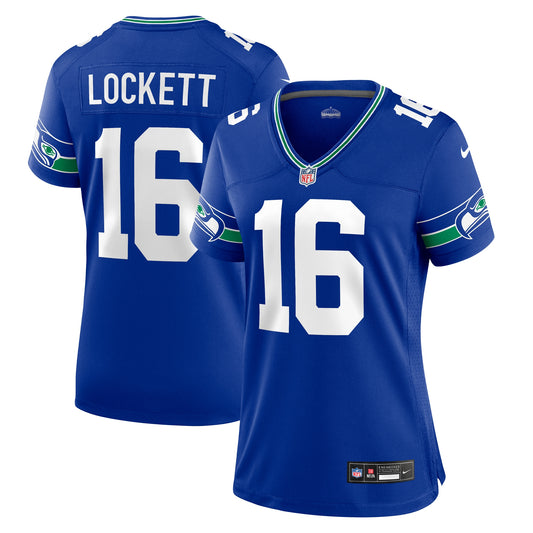 Tyler Lockett Seattle Seahawks Nike Women's Throwback Player Game Jersey - Royal