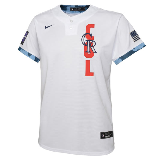 Boys' Grade School  Nike Rockies 2021 All-Star Game Jersey - White