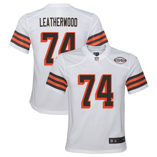 Alex Leatherwood Cleveland Browns Nike Youth Alternate Jersey - White