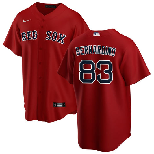 Brennan Bernardino Boston Red Sox Nike Alternate Replica Jersey - Red