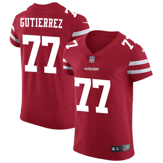 Alfredo Gutierrez San Francisco 49ers Nike Vapor Untouchable Elite Jersey - Scarlet