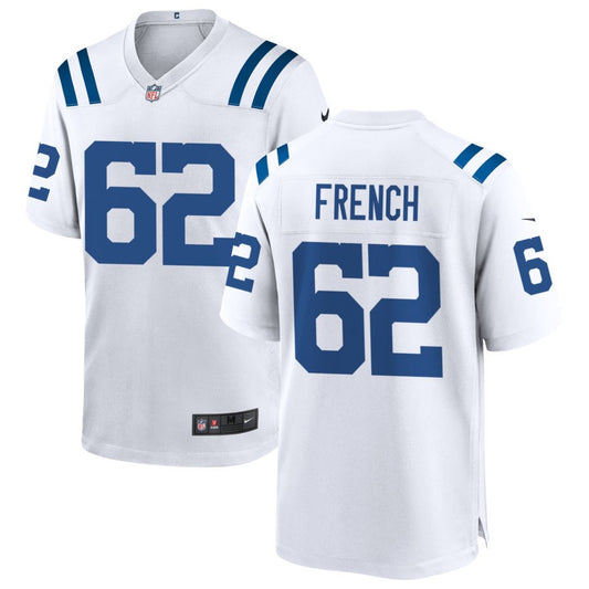 Wesley French Indianapolis Colts Nike Game Jersey - White