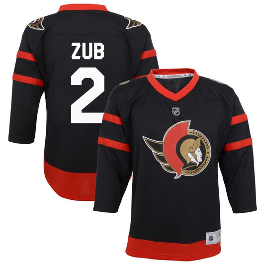 Artem Zub Ottawa Senators Youth Home Replica Jersey - Black