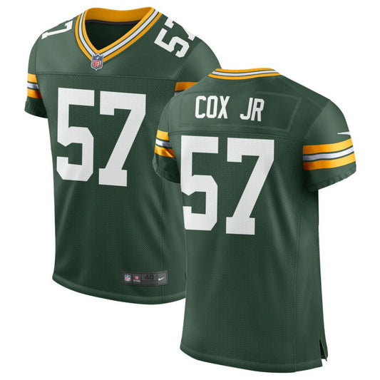 Brenton Cox Jr Green Bay Packers Nike Classic Elite Jersey - Green