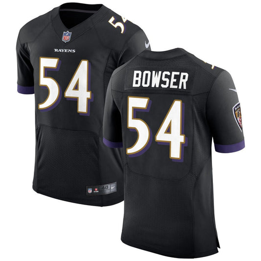 Tyus Bowser Baltimore Ravens Nike Speed Machine Elite Jersey - Black