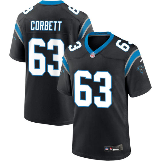 Austin Corbett Carolina Panthers Nike Game Jersey - Black