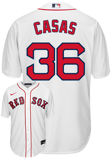 Triston Casas Youth Jersey - Boston Red Sox Replica Kids Home Jersey