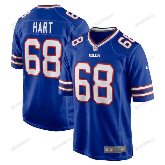 Bobby Hart 68 Buffalo Bills Game Jersey - Royal