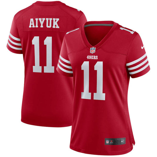 Women's San Francisco 49ers Brandon Aiyuk Game Jersey - Scarlet