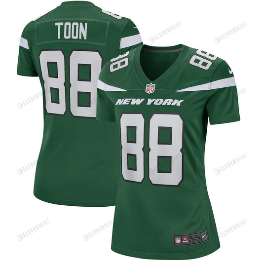 Al Toon 88 New York Jets Women Game Retired Jersey - Gotham Green