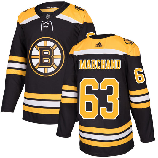 Brad Marchand Boston Bruins adidas Authentic Jersey - Black