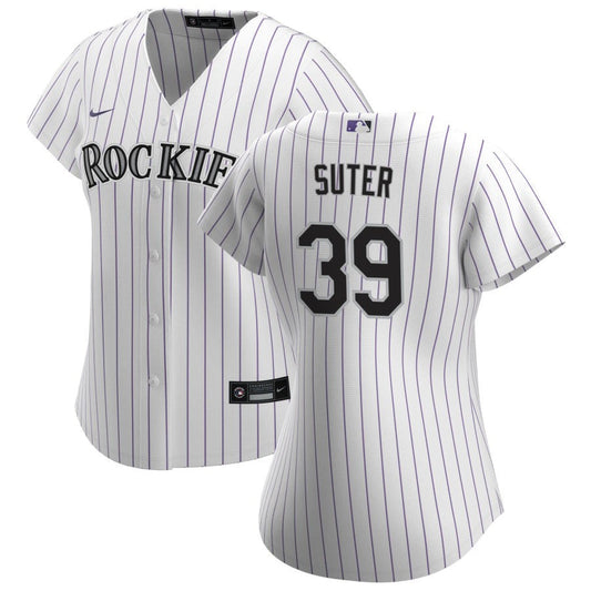 Brent Suter Colorado Rockies Nike Women's Home Replica Jersey - White