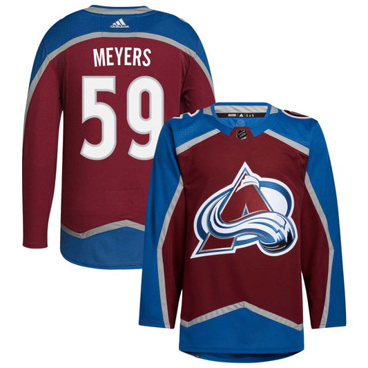 Ben Meyers Colorado Avalanche adidas Home Primegreen Authentic Pro Jersey - Burgundy