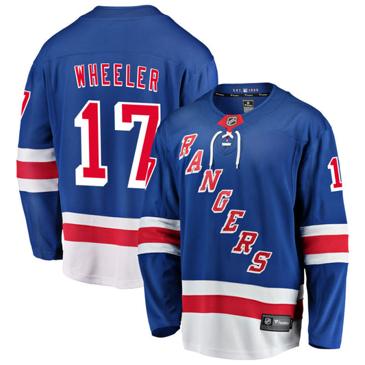 Blake Wheeler New York Rangers Fanatics Branded Home Breakaway Jersey - Blue