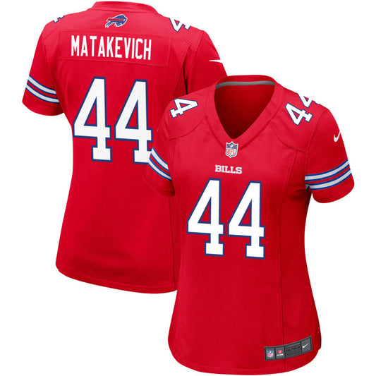 Tyler Matakevich Buffalo Bills Nike Women's Alternate Game Jersey - Red