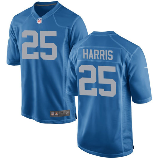 Will Harris Detroit Lions Nike Throwback Game Jersey - Blue