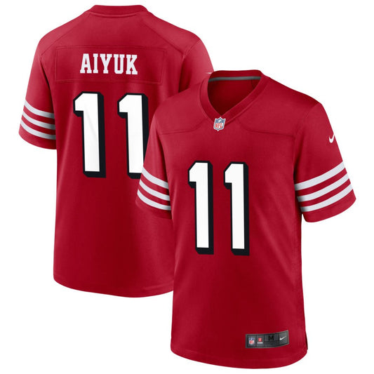 Brandon Aiyuk San Francisco 49ers Nike Alternate Game Jersey - Scarlet