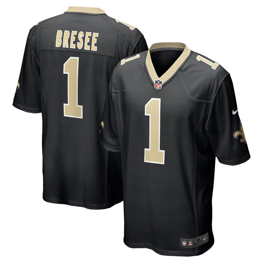 Bryan Bresee New Orleans Saints Nike 2023 NFL Draft First Round Pick Game Jersey - Black