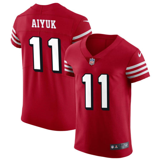 Brandon Aiyuk San Francisco 49ers Nike Alternate Vapor Elite Jersey - Scarlet