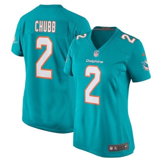 Women's Miami Dolphins Bradley Chubb Game Jersey - Aqua