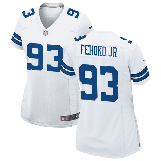 Viliami Fehoko Jr Dallas Cowboys Nike Women's Game Jersey - White