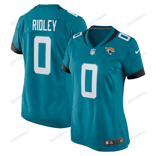 Calvin Ridley 0 Jacksonville Jaguars Women Game Jersey - Teal