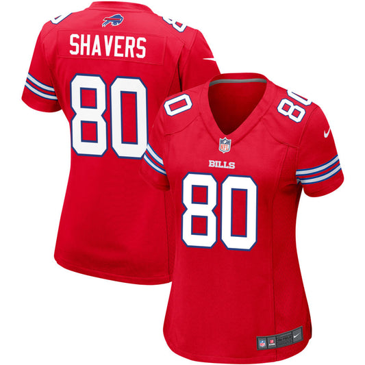 Tyrell Shavers Buffalo Bills Nike Women's Alternate Game Jersey - Red