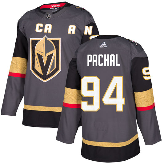 Brayden Pachal Vegas Golden Knights adidas Alternate Authentic Jersey - Gray