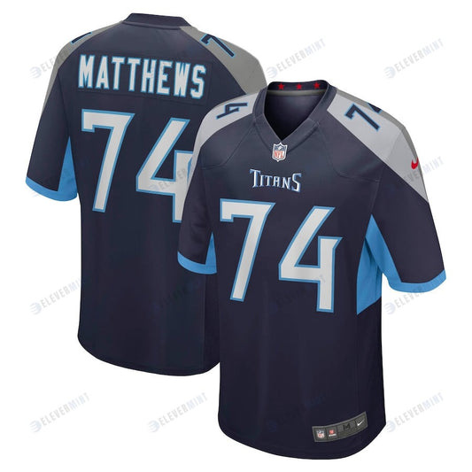 Bruce Matthews 74 Tennessee Titans Men Retired Jersey - Navy