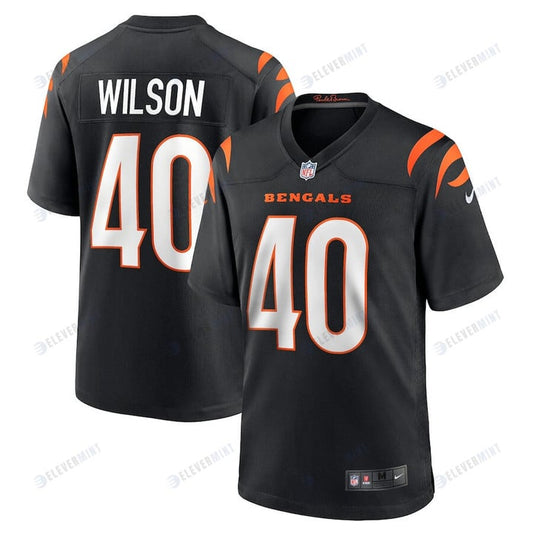 Brandon Wilson 40 Cincinnati Bengals Game Jersey - Black