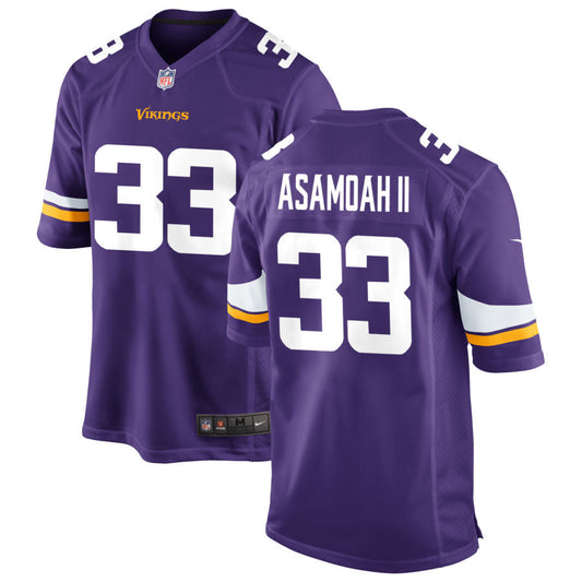 Brian Asamoah II Minnesota Vikings Nike Vapor Untouchable Elite Jersey - Purple