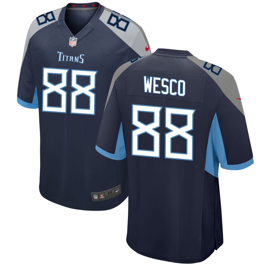 Trevon Wesco Tennessee Titans Nike Jersey - Navy