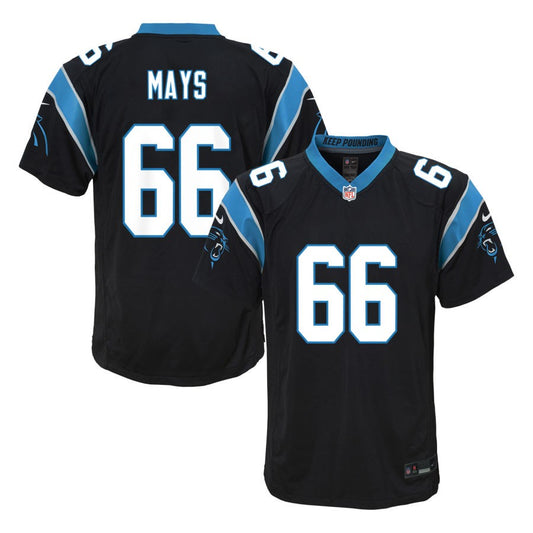 Cade Mays  Carolina Panthers Nike Youth Game Jersey - Black