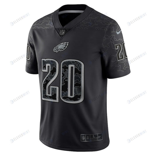 Brian Dawkins 20 Philadelphia Eagles Retired Player RFLCTV Limited Jersey - Black