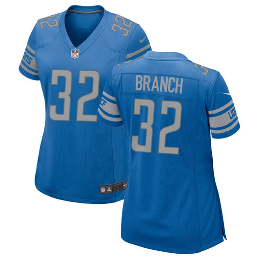 Brian Branch Detroit Lions Nike Women's Game Jersey - Blue