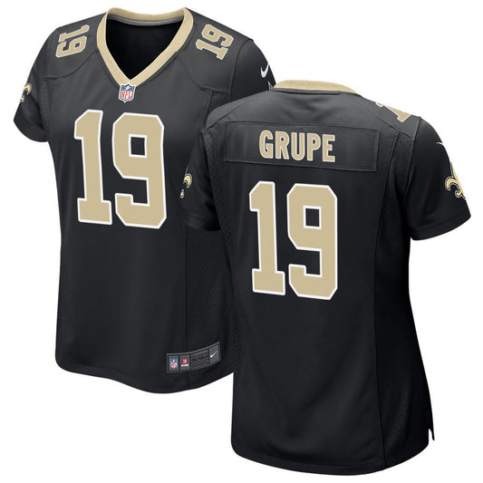 Blake Grupe New Orleans Saints Nike Women's Game Jersey - Black