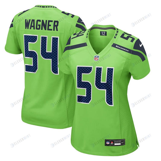 Bobby Wagner 54 Seattle Seahawks Women Game Jersey - Neon Green