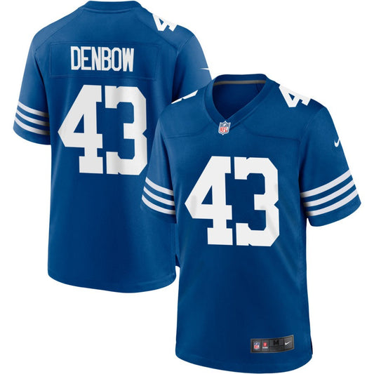 Trevor Denbow Indianapolis Colts Nike Alternate Jersey - Royal