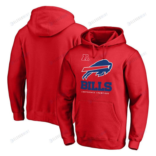 Buffalo Bills AFC Conference Champions Red Pullover Hoodie